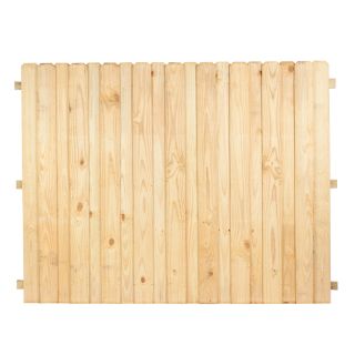 Pressure Treated Pine Privacy Fence Panel (Common: 8 ft x 6 ft; Actual: 8 ft x 6 ft)