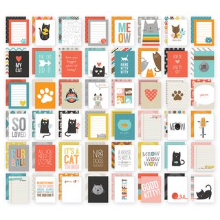 Sn@p! Double Sided Card Pack 3inX4in 48/Pkg Cat