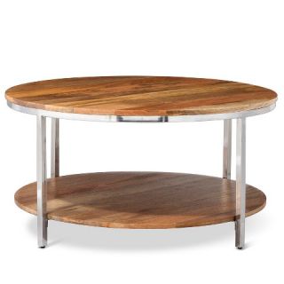 Berwyn Round Coffee Table Metal and Wood   Threshold™