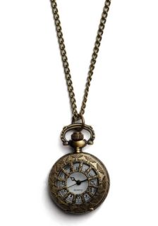 For All Time Pocket Watch Necklace in Just Right  Mod Retro Vintage Necklaces