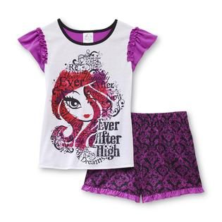 Ever After High Girls Pajama Top & Shorts   Kids   Kids Character