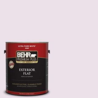 BEHR Premium Plus 1 gal. #670C 2 Petal Dust Flat Exterior Paint 405001