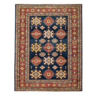 Solo Rugs Kazak Blue 5 ft. 1 in. x 6 ft. 6 in. Indoor Area Rug M1760 126