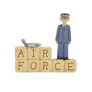Air Force Block with Boy Figurine