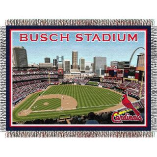 MLB Busch Stadium Tapestry Throw by Northwest Co.