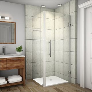 Aston Aquadica GS Frameless Square Shower Enclosure with Glass Shelves