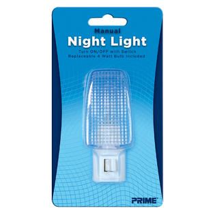 Prime Wire & Cable 1 Pack Incandescent Manual Night Light   Fitness