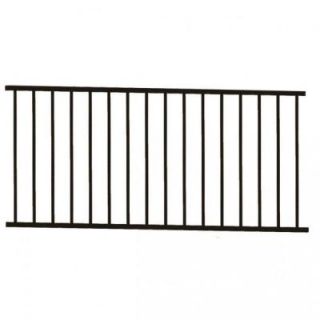 RDI 8 ft. x 34 in. Bronze Level Rail Panel for Square Baluster 73018016