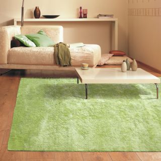 Fur Green Shag Area Rug by Rug Studio