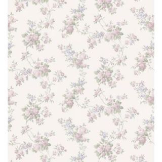 Brewster 56 sq. ft. Mid Scale Rose Trail Wallpaper 402 79803