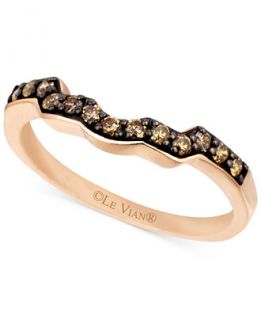 Le Vian Diamond Wedding Band (1/4 ct. t.w.) in 14k Rose Gold   Rings