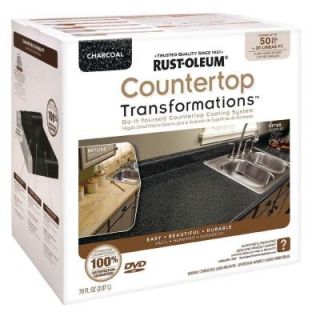 Rust Oleum Transformations Large Charcoal Countertop Kit (Covers 50 sq. ft.) DISCONTINUED 205169