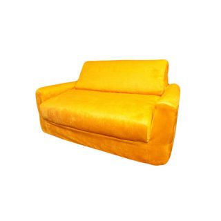 Fun Furnishings Sofa Sleeper   Canary Yellow Micro Suede    Fun Furnishings