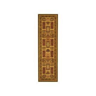 Safavieh Lyndhurst Multicolor and Green Rectangular Indoor Machine Made Runner (Common: 2 x 12; Actual: 27 in W x 144 in L x 0.33 ft Dia)