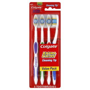 Colgate Palmolive Extra Clean Toothbrushes, Full Head, Med 441, Value