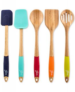 Fiesta Bamboo & Silicone 5 Pc. Mixing & Serving Utensils   Flatware