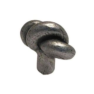 Roguery knob sm (Set of 10) (Pewter with Terra Cotta)