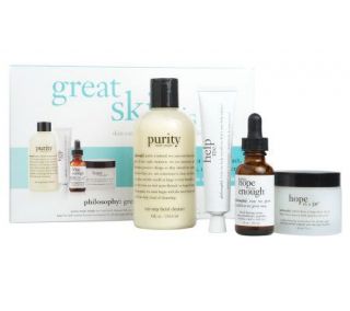 philosophy great skin isin 4 piece skin care essentials kit —