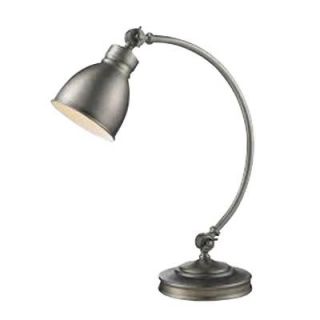 Tulen Lawrence 20 in. Antique Nickel Incandescent Table Lamp CLI JB2107TL