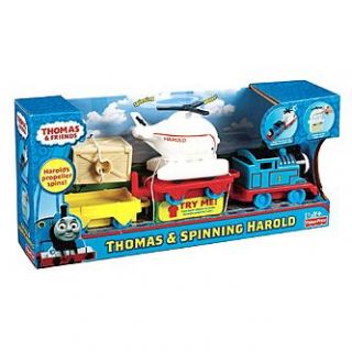 Thomas & Friends Push and Spin Thomas & Harold   Toys & Games   Action