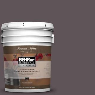 BEHR Premium Plus Ultra 5 gal. #N570 6 Virtuoso Matte Interior Paint 175305