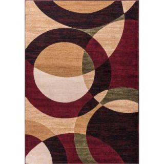 Well Woven Dulcet Bingo Red 7 ft. 10 in. x 9 ft. 10 in. Modern Geometric Area Rug 19407