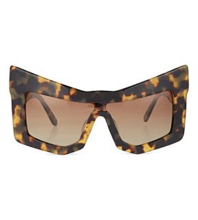 KTZ   Tortoiseshell chunky cat eye sunglasses