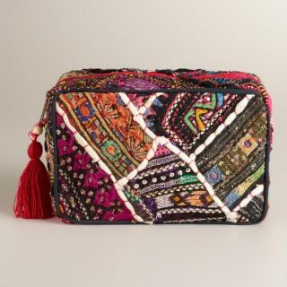 Sari Patchwork Cosmetic Pouch