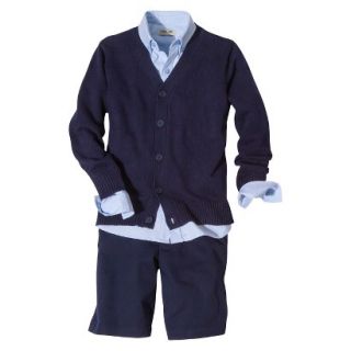Cherokee® Boys School Uniform Long Sleeve Woven, Cardigan and Short