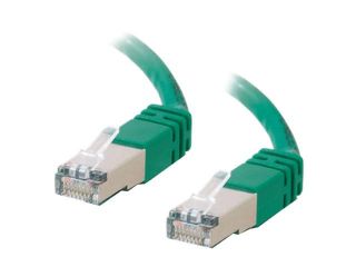 C2G 27259 10 ft. Cat 5E Green Shielded Molded Patch Cable