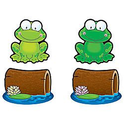 Carson Dellosa Cut Out Buddies Frogs Logs Pack Of 32