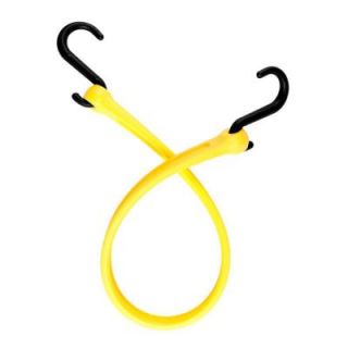 The Perfect Bungee 19 in.EZ Stretch Polyurethane Bungee Strap with Nylon S Hooks (Overall Length: 24 in. ) PBNH24Y