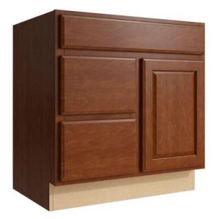 Cardell Salvo 30 in. W x 31 in. H Vanity Cabinet Only in Nutmeg VCD302131DL2.AD7M7.C53M