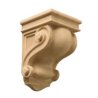 Omega Npccs0203Muf1 9. 5 inch Scroll Carved Corbels   Maple