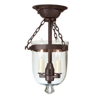 JVI Designs 2 Light Tiny Semi Flush Mount