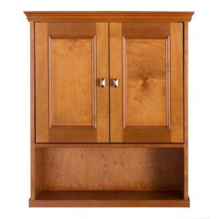 Home Decorators Collection Exhibit 23 3/4 in. W Wall Cabinet in Rich Cinnamon TRIW2427