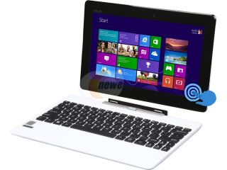 Open Box: ASUS Transformer Book T100TA H1 WH(S) 2 in 1 Tablet Intel Atom Z3775 (1.46GHz) 2GB Memory 500GB on Keyboard Dock HDD 32GB SSD Intel HD Graphics Shared memory 10.1" IPS Touchscreen Windows 8.1 + Office