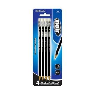 Bazic Products 705 144 BAZIC Noir 0. 5 mm 2B Mechanical Pencil   4 Pack Case of 144
