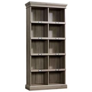 SAUDER Barrister Lane Collection 5 Shelf Vertical Bookcase in Salt Oak 414108