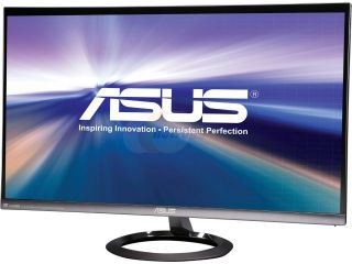 Refurbished: ASUS MX27AQ Space Gray + Black 27" 5ms HDMI Widescreen LED Backlight LCD Monitor AH IPS 300 cd/m2 100,000,000:1 Built in Speakers