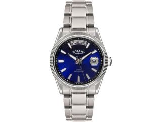Rotary Stainless Steel Blue Dial Gents Watch