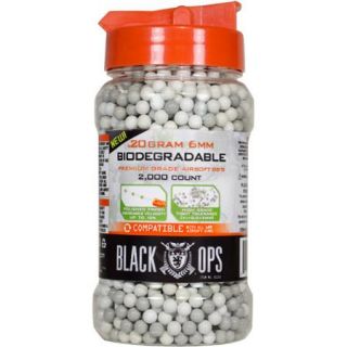 Black Ops 6mm Air Soft BBs, 2,000 Count