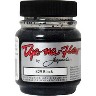 Jacquard Dye Na Flow Color #829 BLACK Tye Dye Silk Paint Airbrush Ink 2.25oz