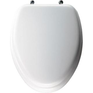 BEMIS Elongated Closed Front Toilet Seat in White 113CP 000