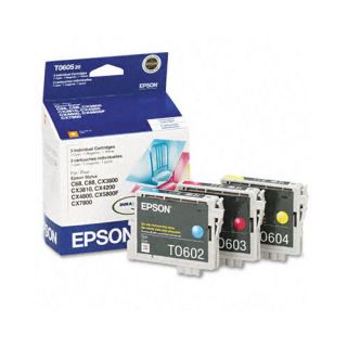 Epson America Inc. T060520 Ink, 1350 Page Yield, 3/Pack