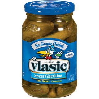 Vlasic® No Sugar Added Sweet Gherkins Pickles 16 oz Jar