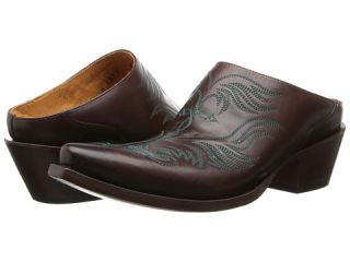 Lucchese M4877 Western Mule Burgundy, Shoes