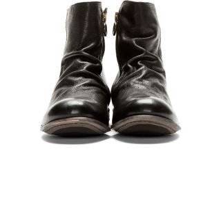 Fiorentini + Baker Black Leather Bufalino Kinzika Boots
