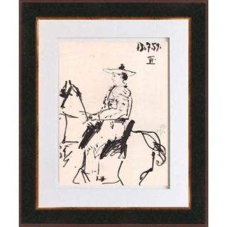Pablo Picasso 'Number 6 Dated 13/7/59' Bichromie Framed