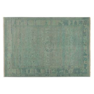 Uttermost Hand knotted Ismir Green Wool Area Rug (6 x 9)  